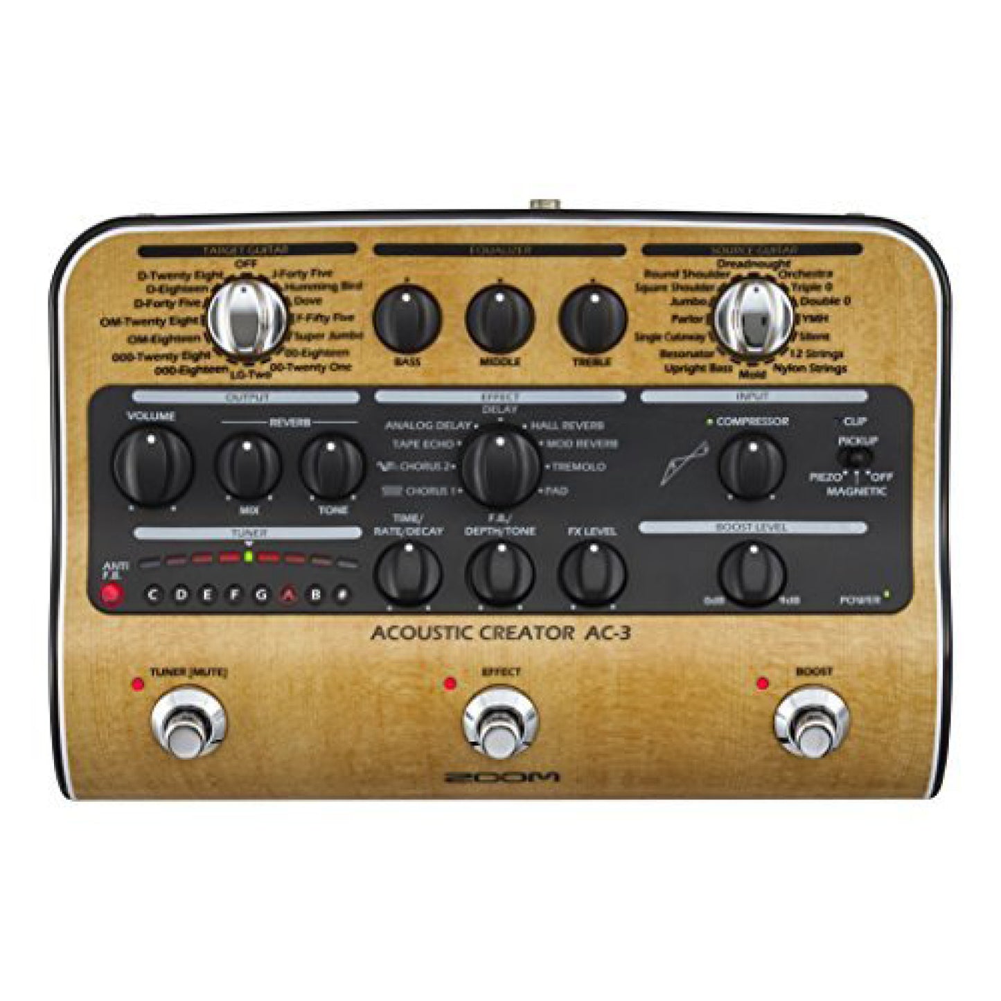 Zoom AC-3 Acoustic Creator - Enhanced Direct Box