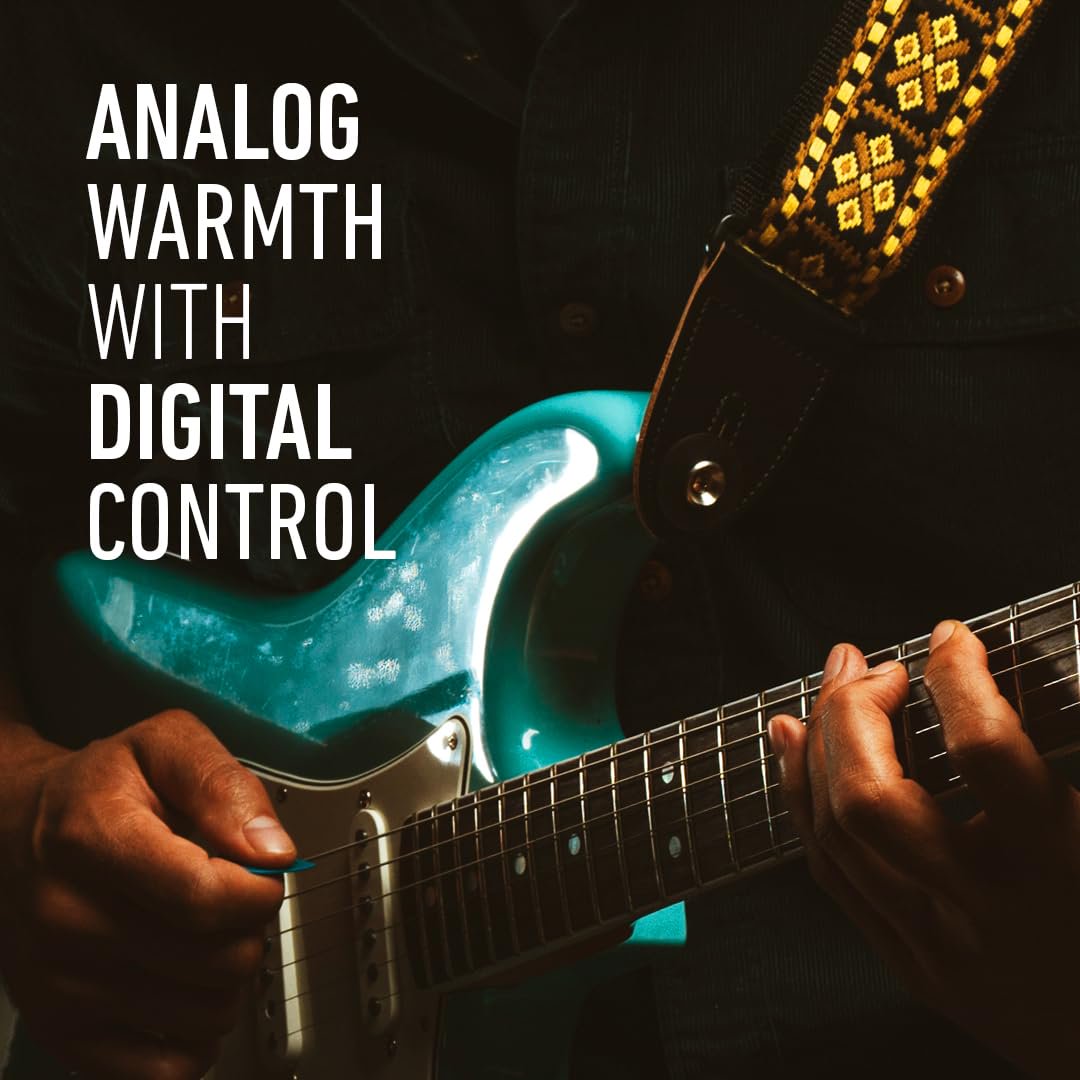 Kernom MOHO Fuzz Pedal – Morphing Analog with Octaver & Ring Mod – From Vintage to Big Muff Chaos – MIDI, Expression, 128 Presets – Ultimate Fuzz Workstation