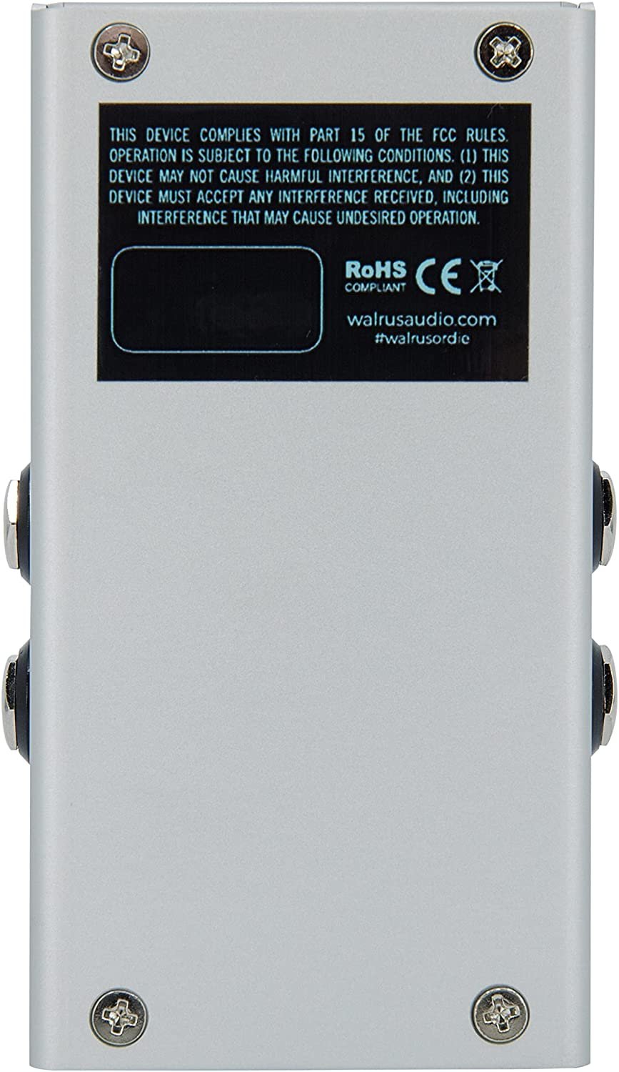 Walrus Audio Mako Series D1 V2 High Fidelity Delay Pedal 900-1051V2 Silver
