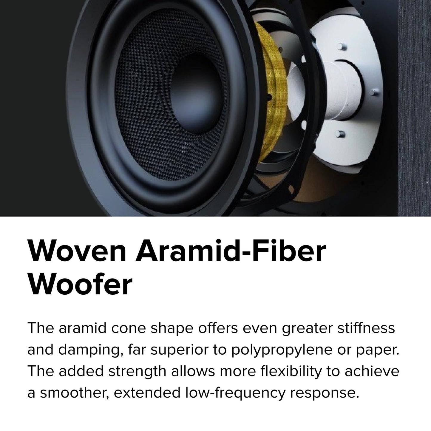 ELAC Debut 3.0 DF63-BK Floorstanding Speaker, Black Ash (Each) - 1” Aluminum Dome Tweeter, 6.5” Aramid Fiber Midrange & Dual 6.5” Aramid Fiber Woofers - 3-Way Bass Reflex - 31Hz to 38KHz Response