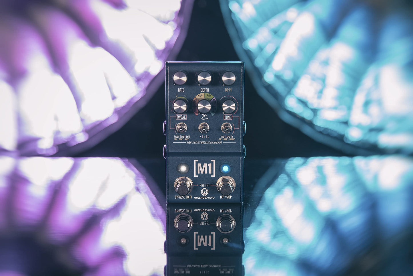 Walrus Audio MAKO Series M1 High Fidelity Modulation Machine, Blue (900-1063)