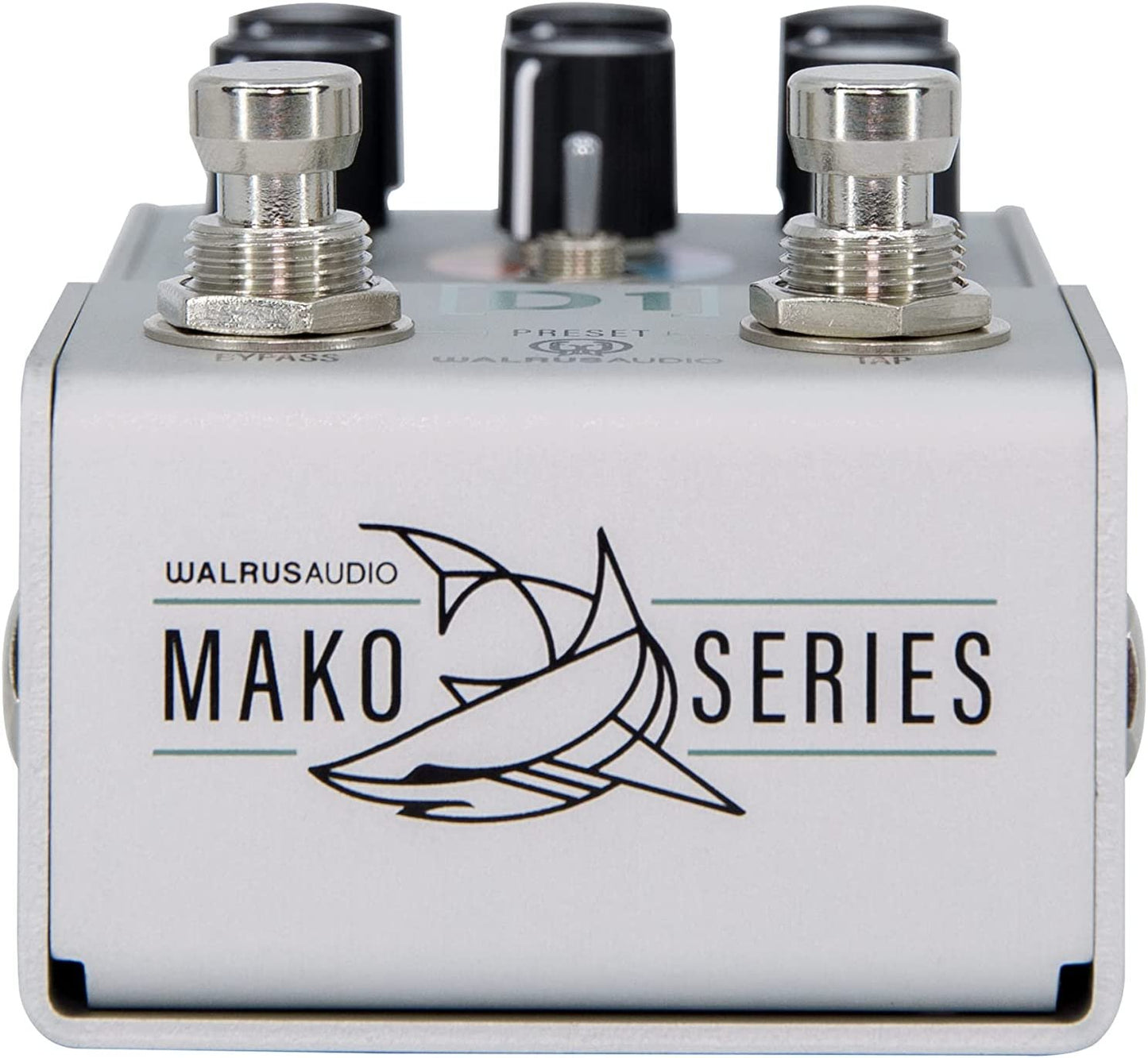 Walrus Audio Mako Series D1 V2 High Fidelity Delay Pedal 900-1051V2 Silver