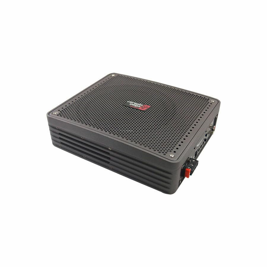 Cerwin Vega VPAS12ST 12 inch 600 watts Spare Tire Subwoofer with Built-in Amplifier Car Audio System Compact Powerful Bass Easy Installation