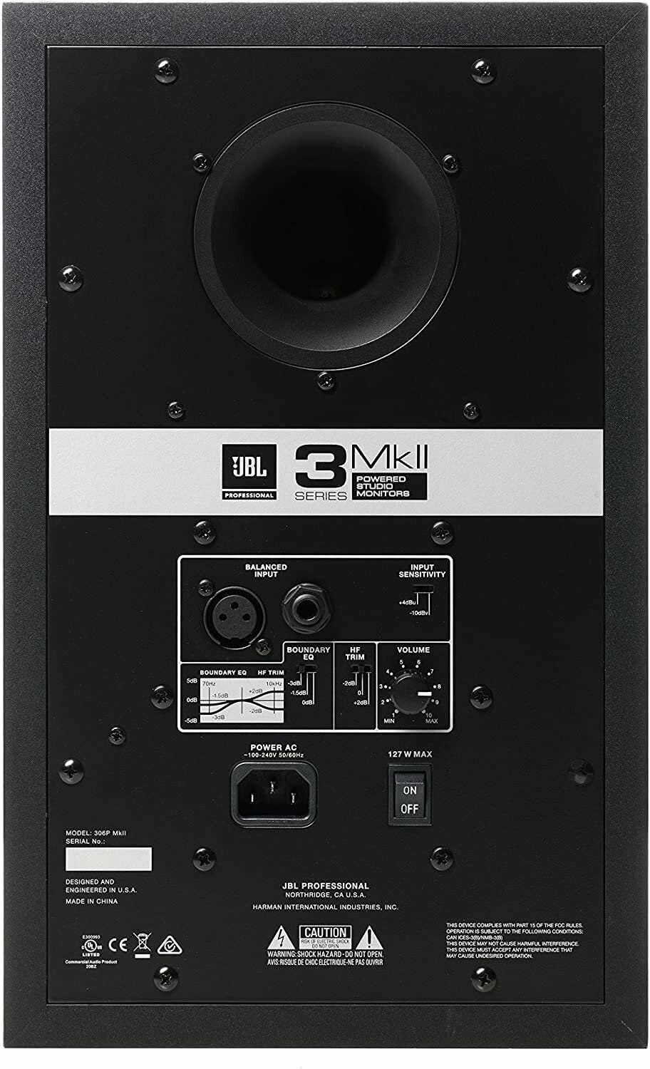 JBL Professional 306P MkII Next-Generation 6" 2-Way Powered Studio Monitor...