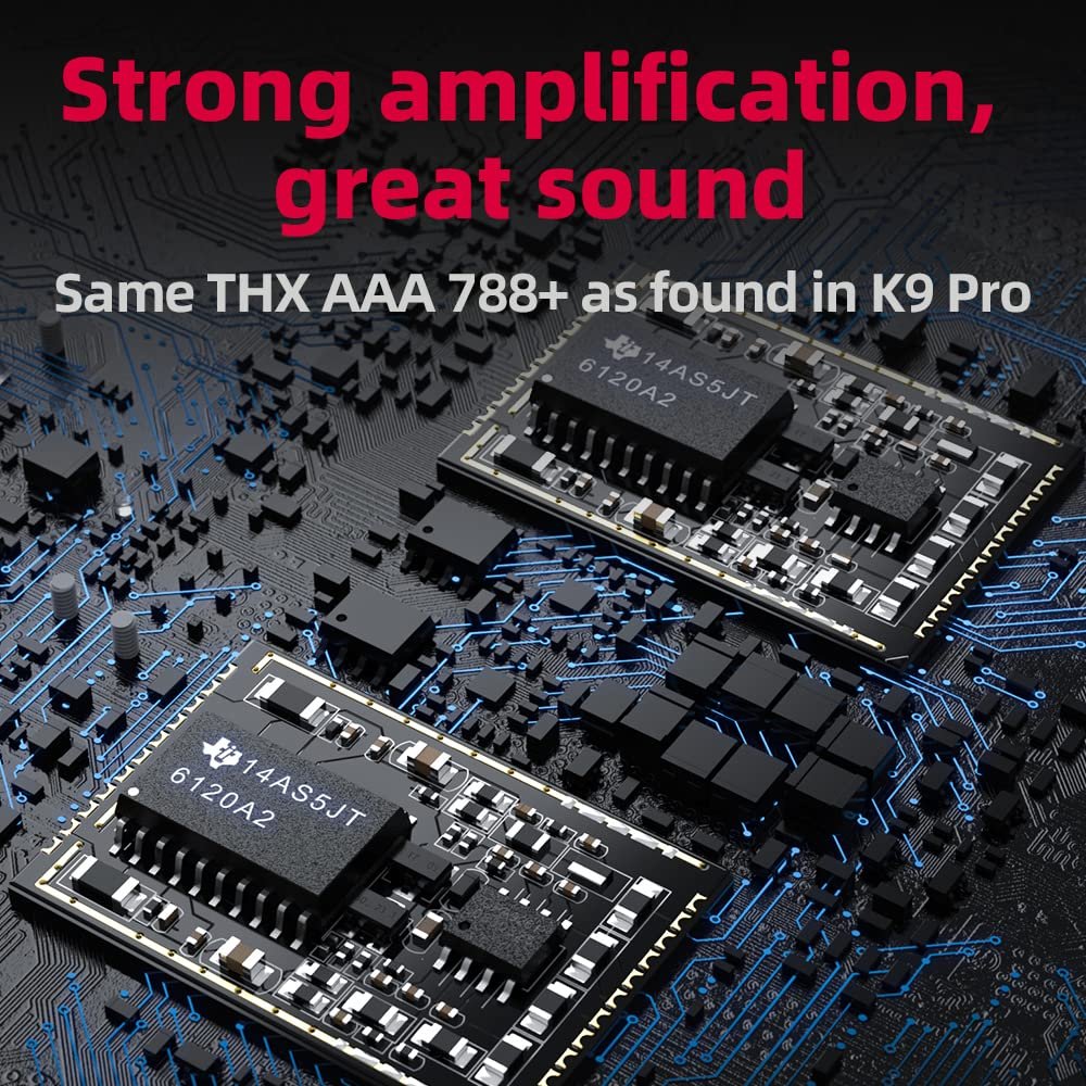 FiiO K9 Desktop Headphone Amplifier AMP USB ES9068AS*2 DAC Bluetooth HiFi Audio THX AAA 788+ LDAC DSD512