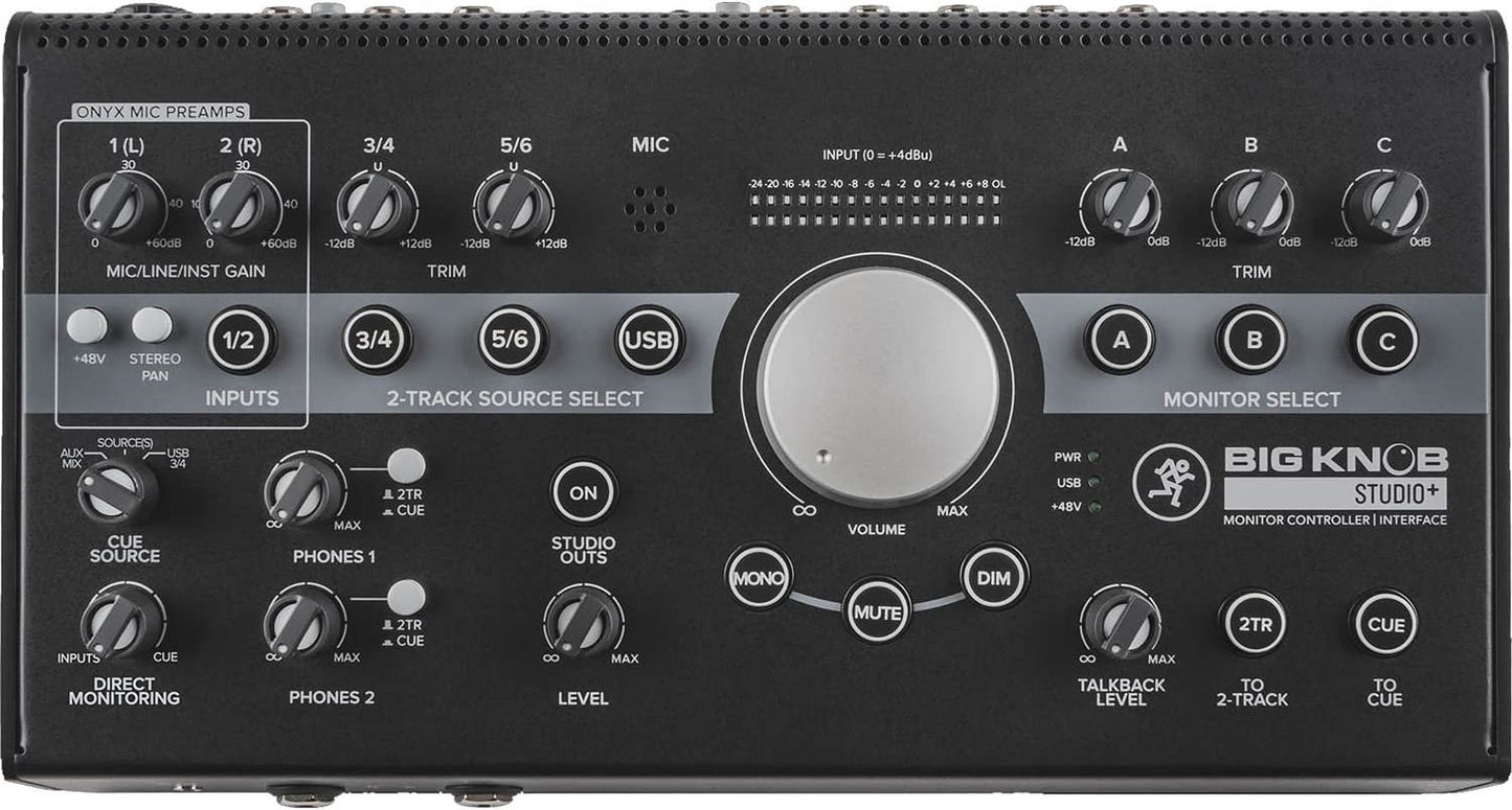 Mackie Big Knob Studio+ Monitor Controller and Interface with 1 Year EverythingMusic Extended Warranty Free
