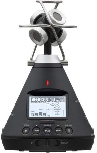 Zoom H3-VR Handy Recorder,Headphones,Mic Stand,16 GB SD card,Rechargeable Batteries and Microfiber Cloth