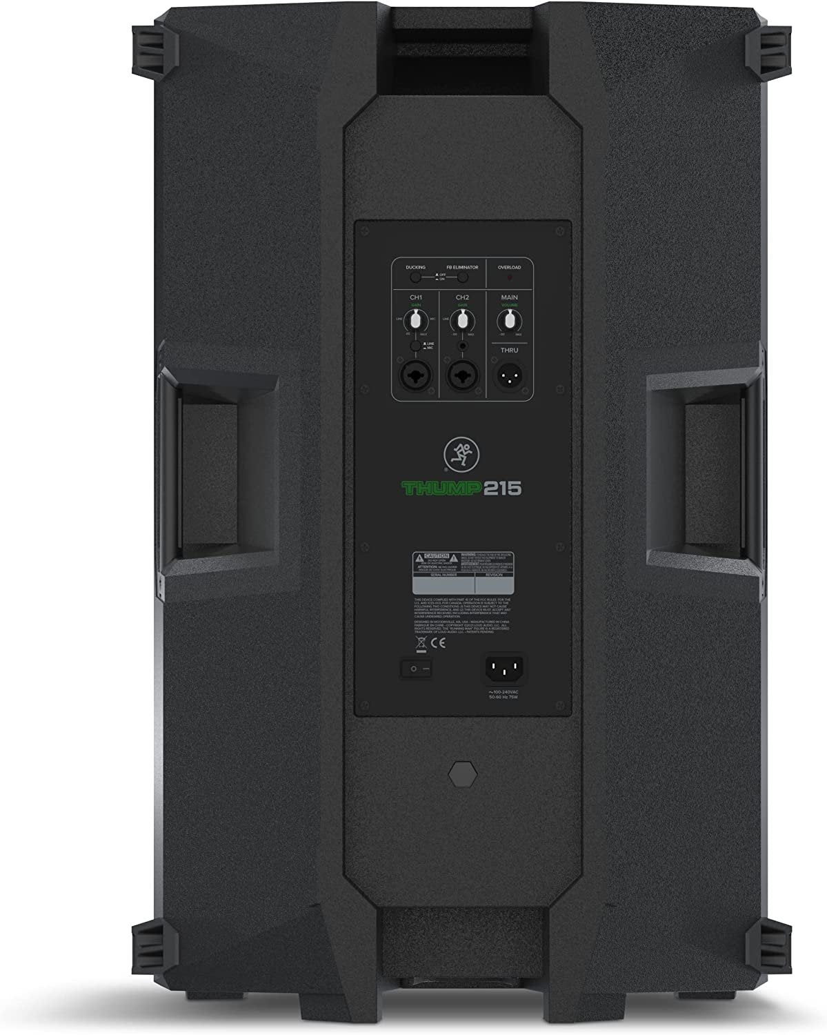 Mackie PA System, Black, 12" 1400W (Thump215)
