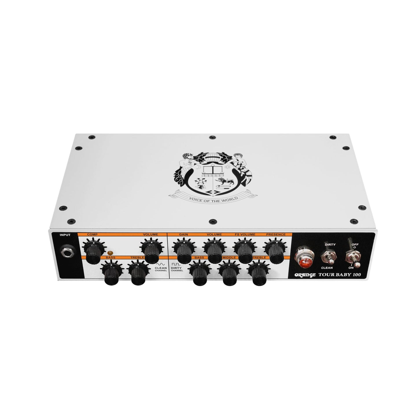Orange Tour Baby Twin Channel Solid State Head, 100 Watts