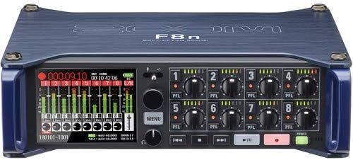 Zoom F8n MultiTrack Field Recorder + PCF-8n Protective Case for F8n,F8 and F4