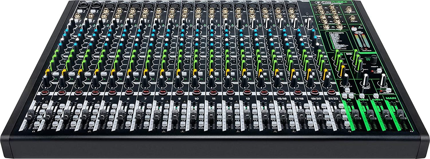 Mackie ProFXv3 Series, 6-Channel Professional Effects Mixer with USB, Onyx Mic Preamps and GigFX effects engine - Unpowered (ProFX6v3)