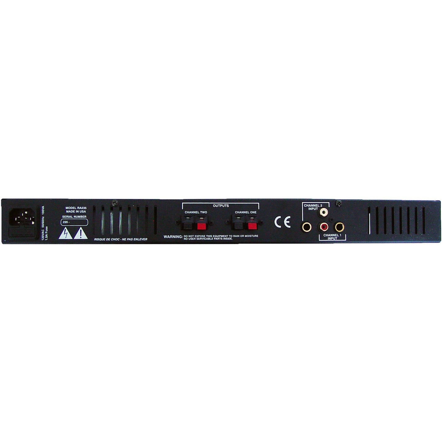 Rolls RA235 2-Channel 35W/Channel Amplifier