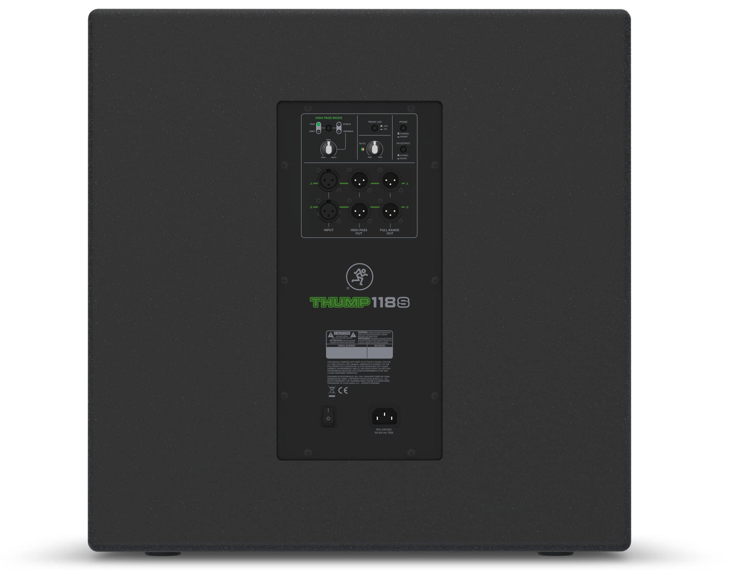 Mackie Thump 1400W Powered Loudspeaker with Heavy-Duty Drivers and Music Ducking Mode with Bluetooth System Control