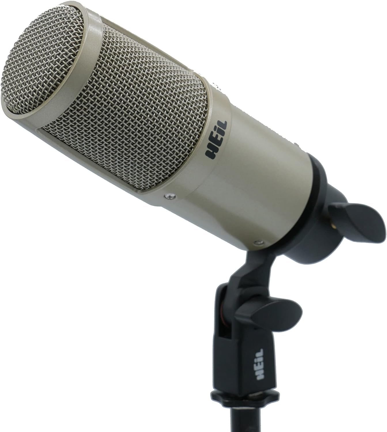 Heil PR 30 Dynamic XLR-Microphone for Video Podcast, Live Sound, Instrumentals, Recording, and Broadcast, Wide Frequency Response, Smooth Sound, Superior Rear Noise Rejection - Champagne
