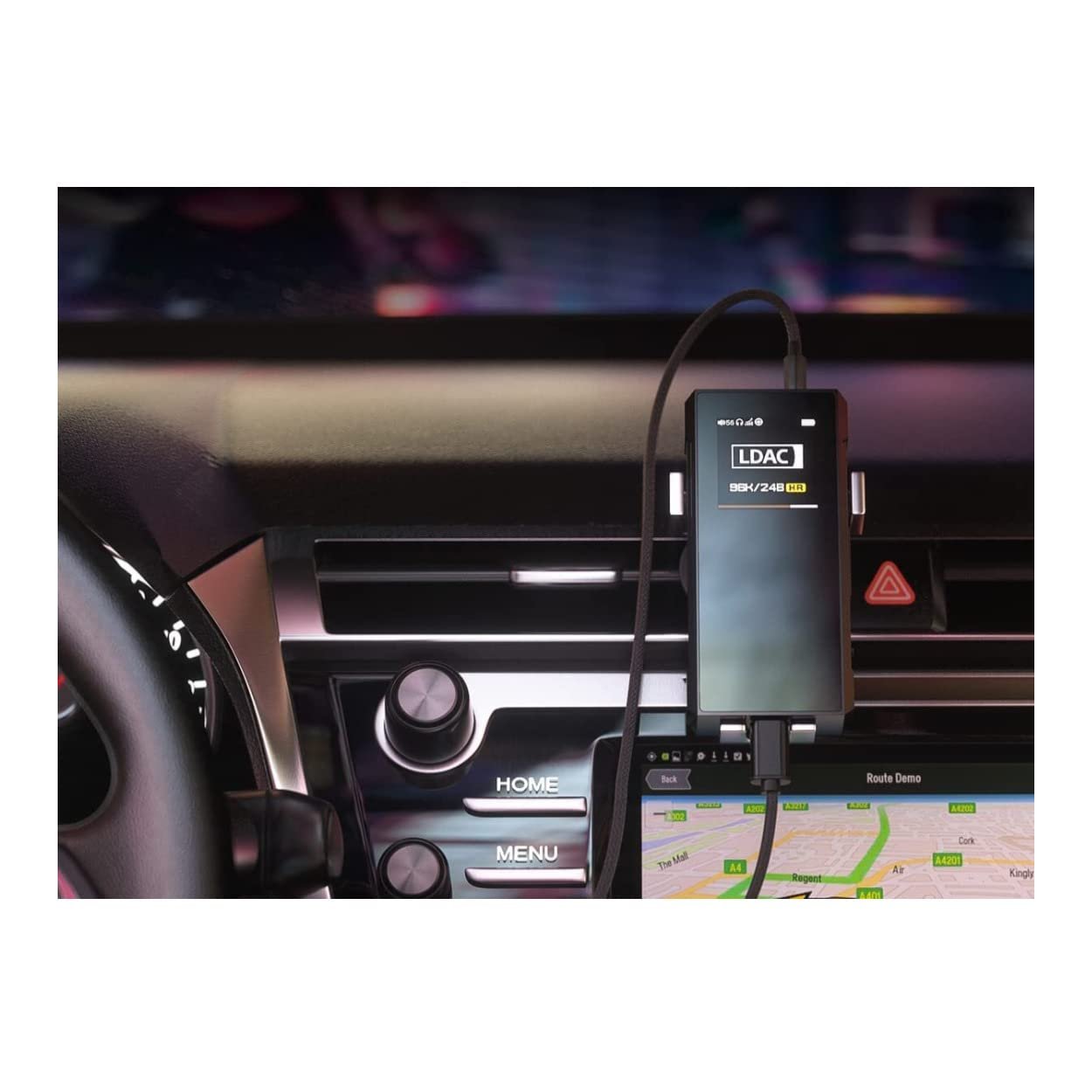FiiO BTR7 Headphone Amp Bluetooth Receiver High Resolution Portable DAC Supports MQA/LDAC/aptX HD 384K/32Bit DSD256 for Phone/PC/Car/Home Audio