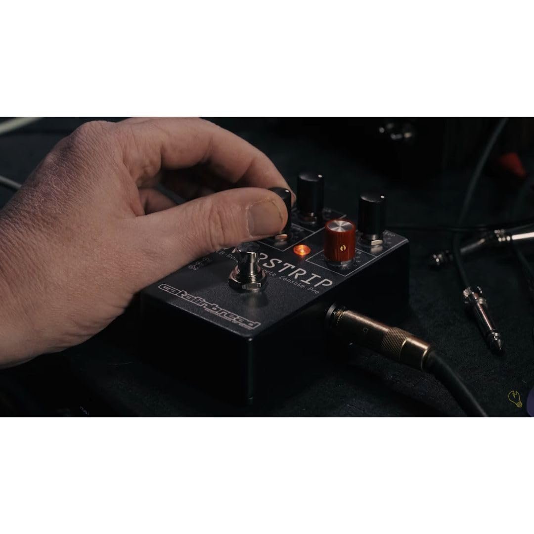 Catalinbread Airstrip CB-Range Overdrive Preamp Pedal – Guitar Effects Pedal with Trim, Filter, Push & Volume Controls for Enhanced Tone