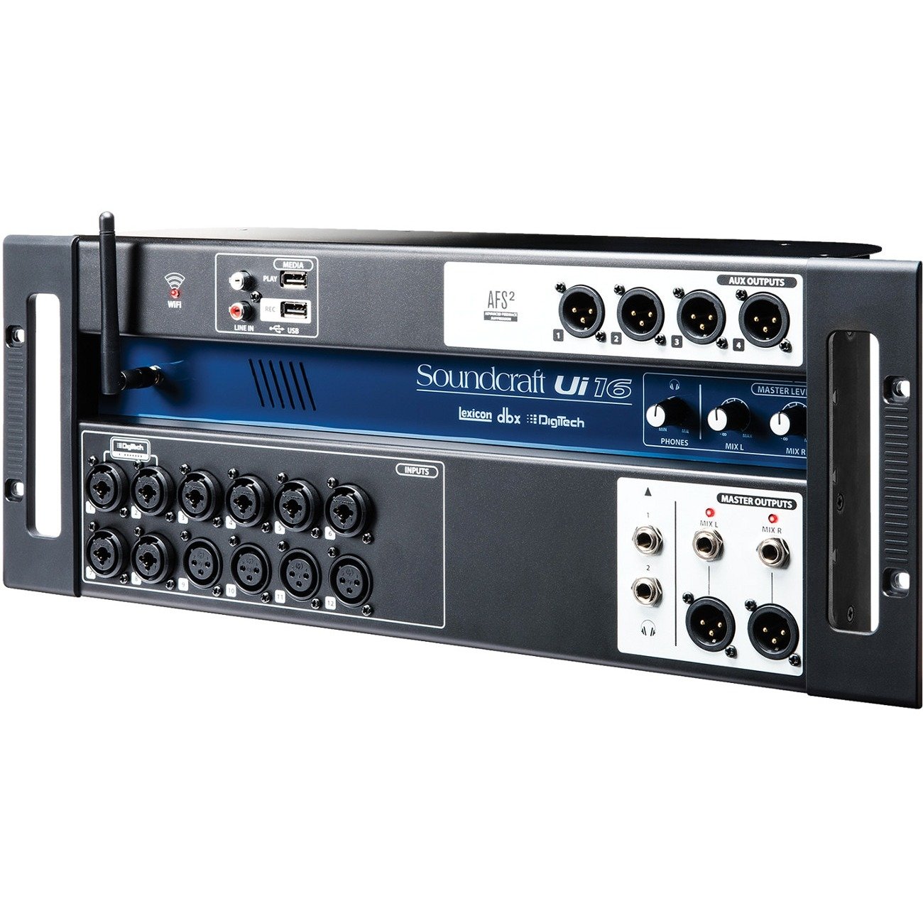 16-input Remote-Controlled Digital Mixer