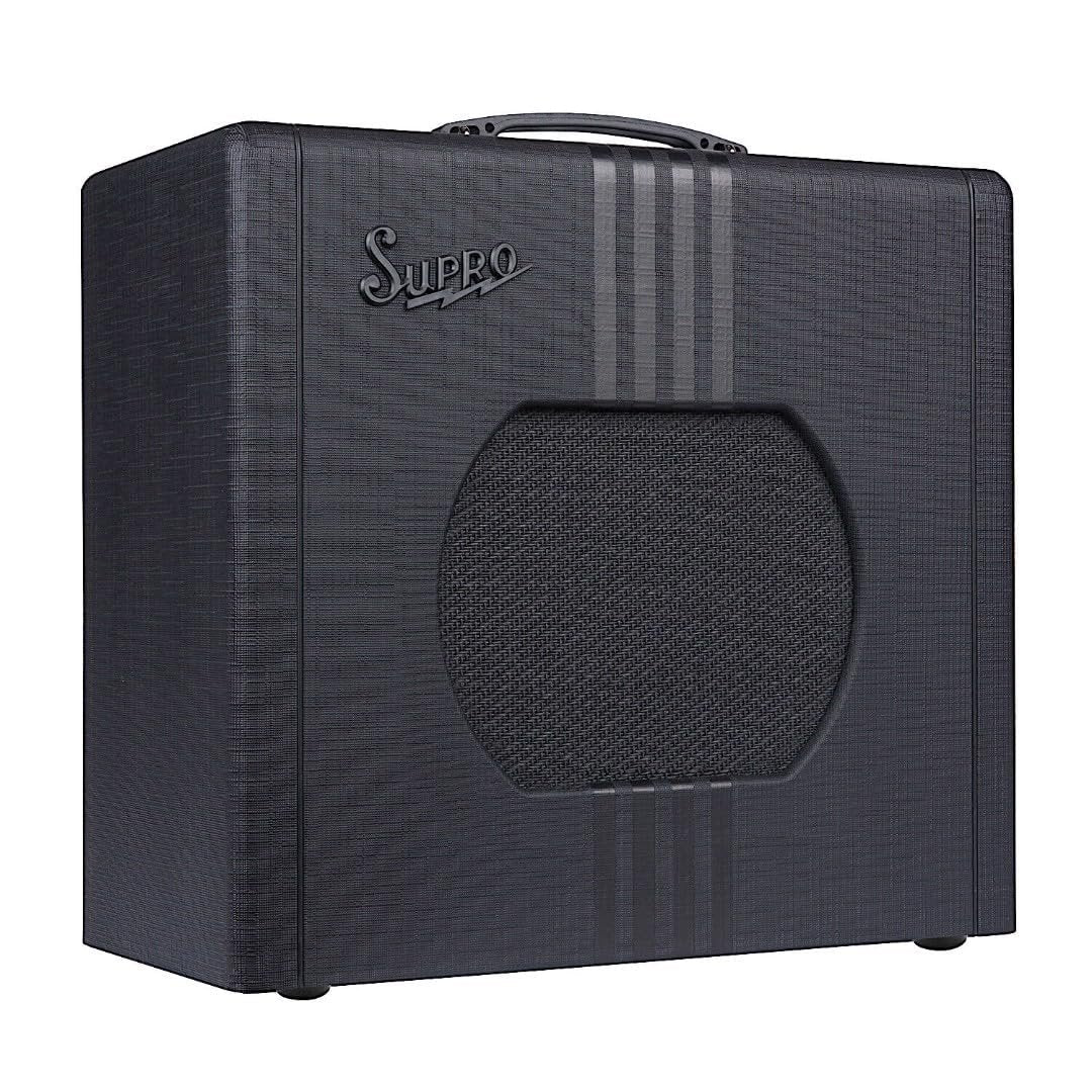 Supro Delta King 10 1 x 10-inch 5-watt Tube Combo Amp - Black and Black