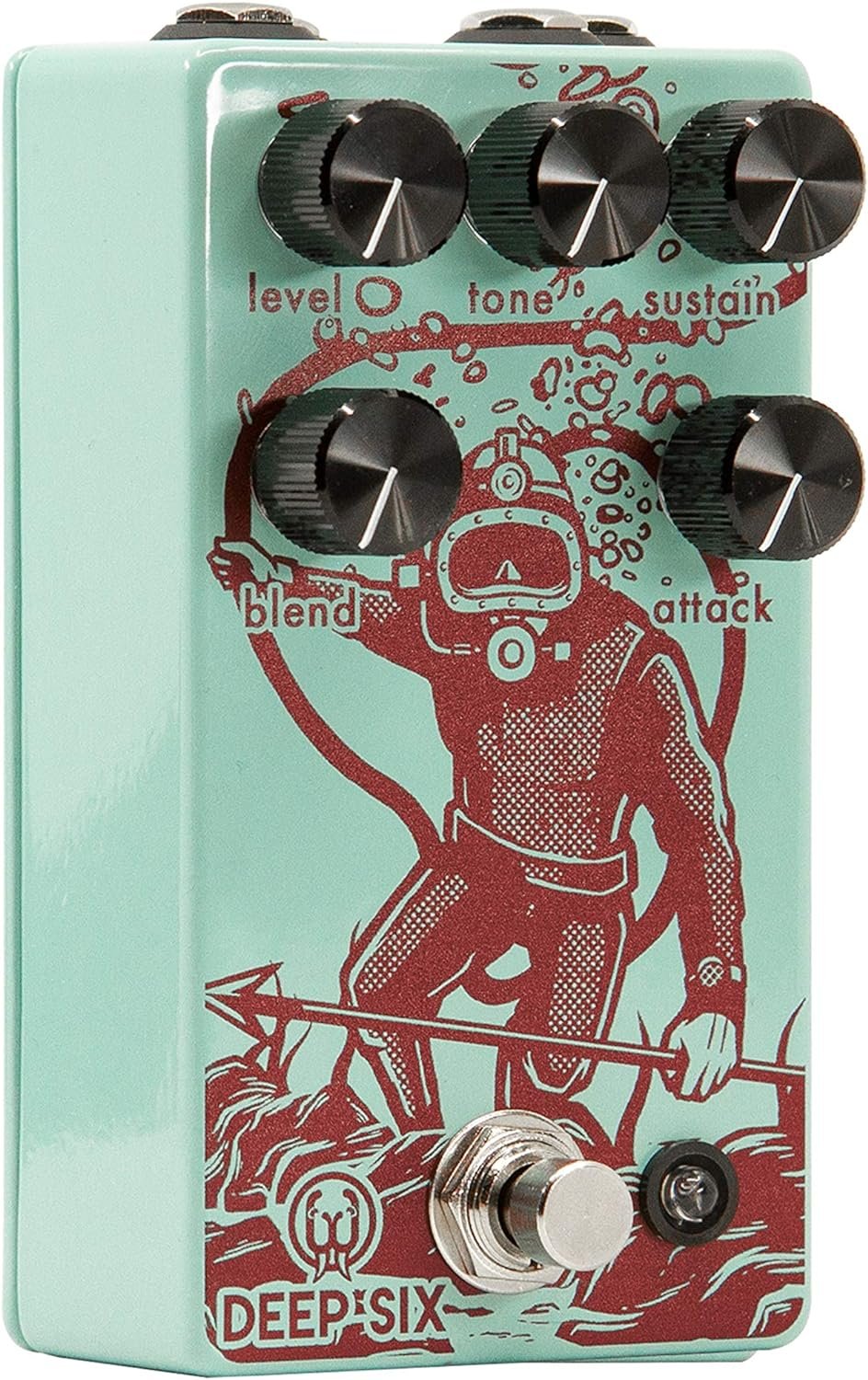 Walrus Audio Deep Six V3 Compressor Guitar Effects Pedal