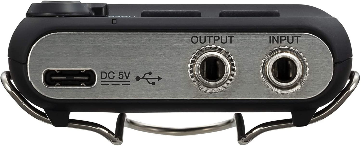 Zoom F2 Lavalier Body-Pack Compact Recorder, 32-Bit Float Recording, No Clipping, Audio for Video, Records to SD, and Battery Powered with Included Lavalier Microphone