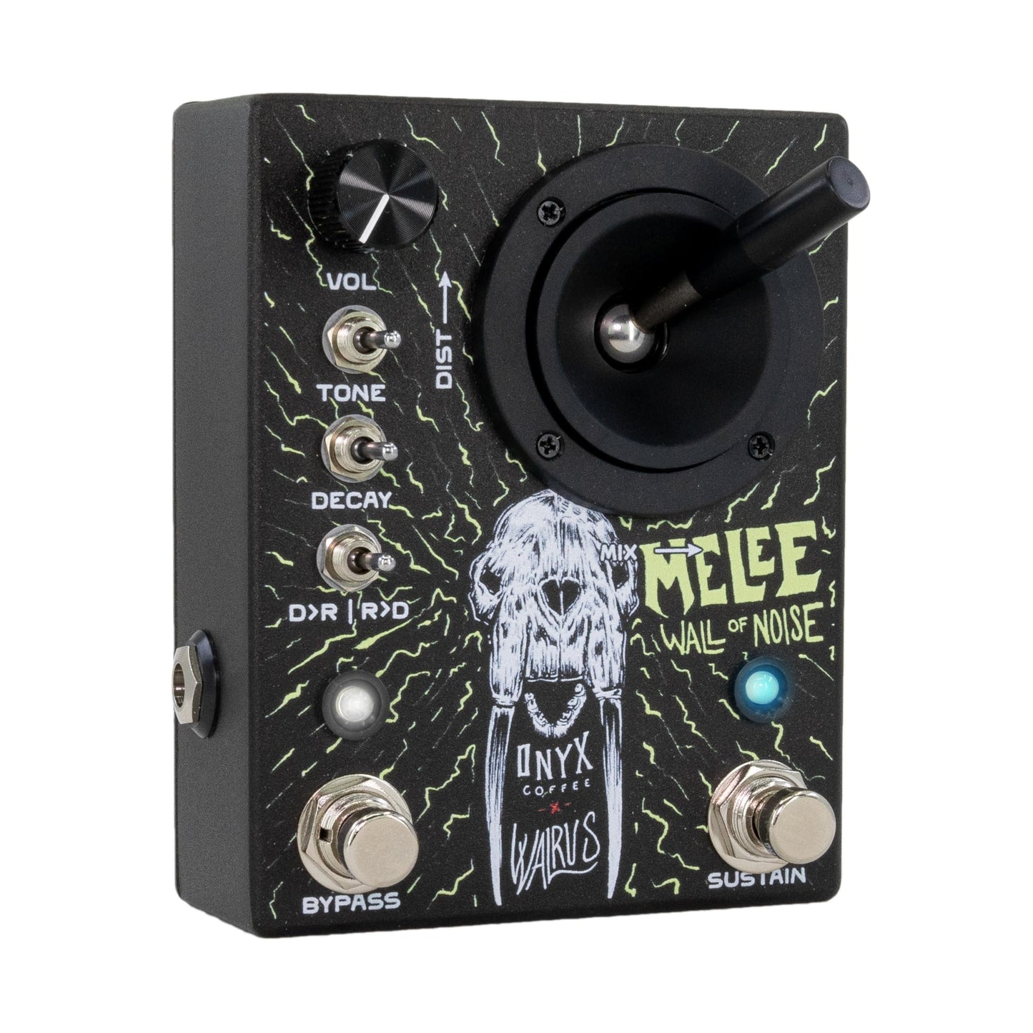 Walrus Audio Melee: Wall of Noise Distortion/Reverb Pedal - Onyx Coffee Limited Edition