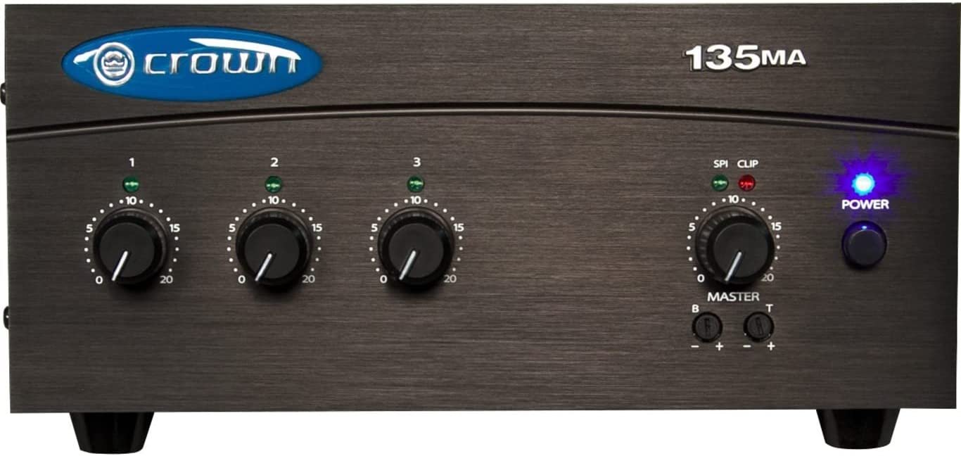Crown 135MA Three-input, 35-Watt Mixer/Amplifier