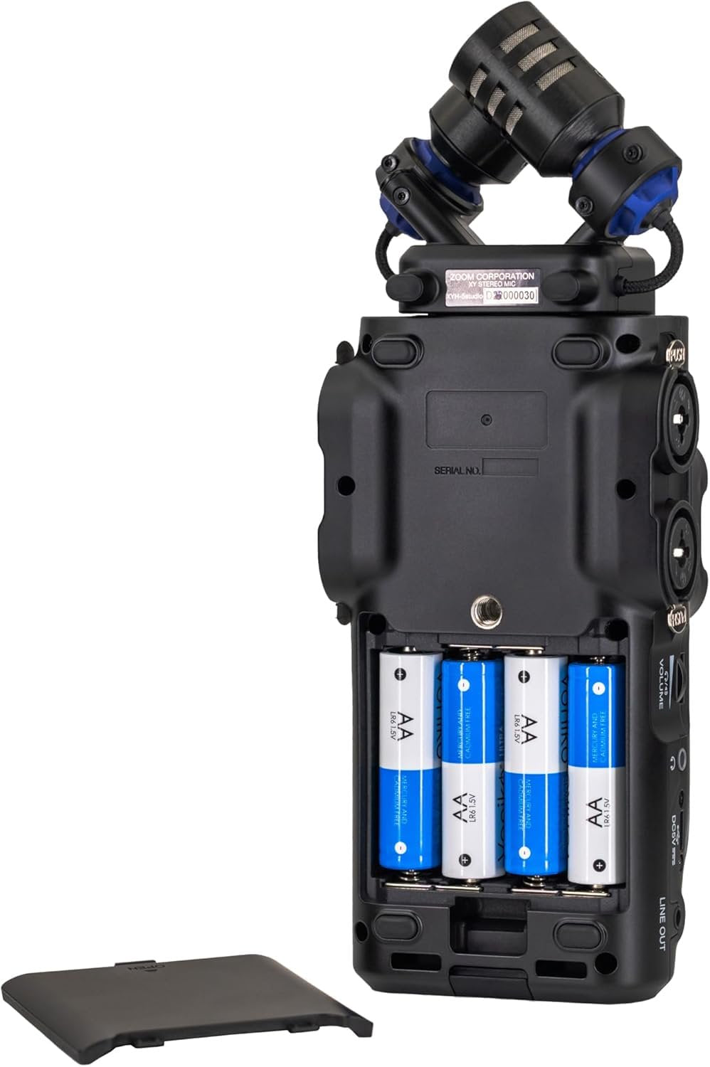 Zoom H6studio 8-Track 32-Bit Float Handy Recorder Bundle with APH-6s Accessory Pack with Hairy Windscreen, Padded Shell Case, AC Adapter, & USB C-Cable