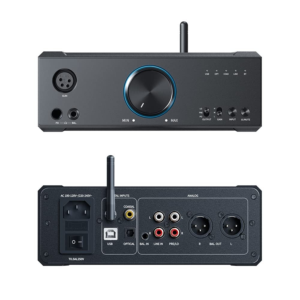FiiO K9 Desktop Headphone Amplifier AMP USB ES9068AS*2 DAC Bluetooth HiFi Audio THX AAA 788+ LDAC DSD512
