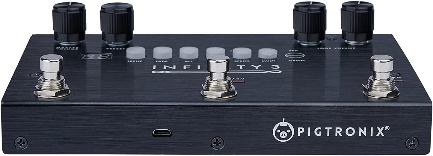 Pigtronix Infinity 3 Hi-Fi Stereo Double Looper Pedal