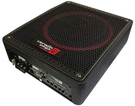 Cerwin Vega VPAS12ST 12 inch 600 watts Spare Tire Subwoofer with Built-in Amplifier Car Audio System Compact Powerful Bass Easy Installation