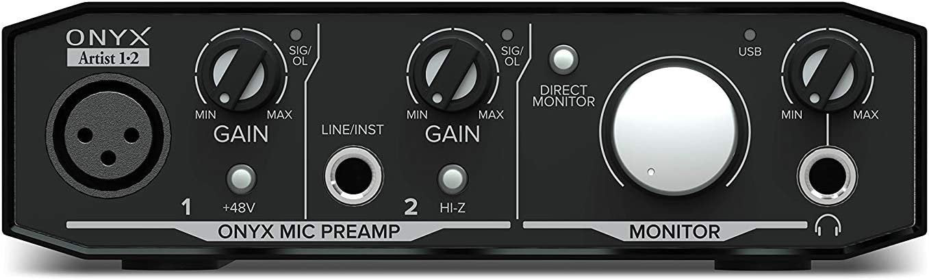 Mackie Audio Interface, Onyx Artist 1X2 USB Audio Interface (Onyx Artist 1-2)
