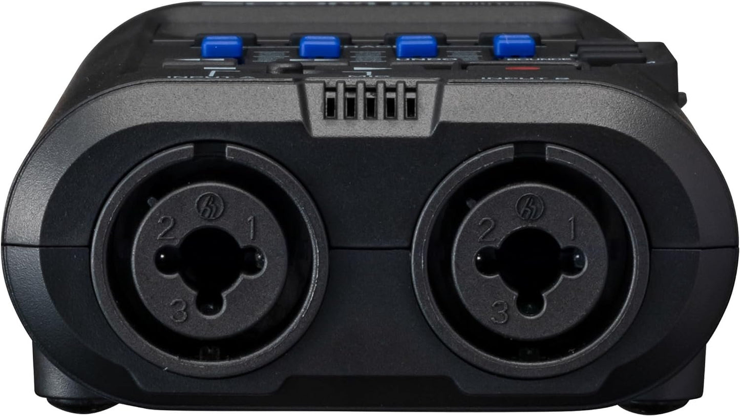 Zoom R4 MultiTrak 32-Bit Float Recorder with Stereo Bouncing, 2 XLR/Combo Inputs, Built-In Microphone, Effects, Rhythms, Battery Powered, and Audio Interface