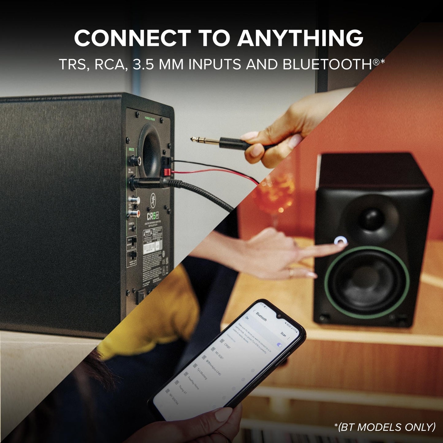 Mackie CR4.5BT 4.5-inch Powered Bluetooth Studio Monitors