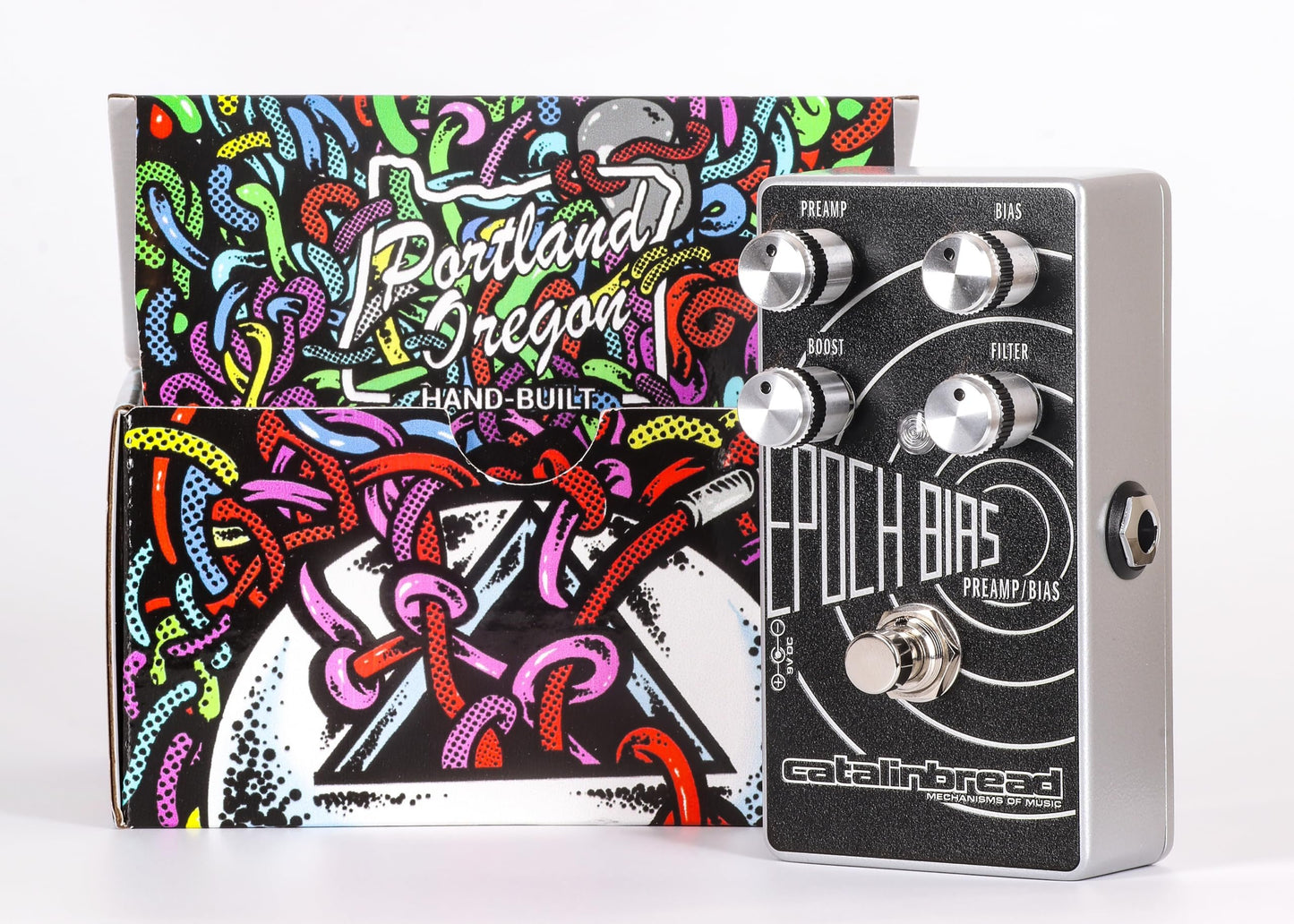 Catalinbread Belle Epoch Deluxe Pedal Black and Silver, (853710004758)