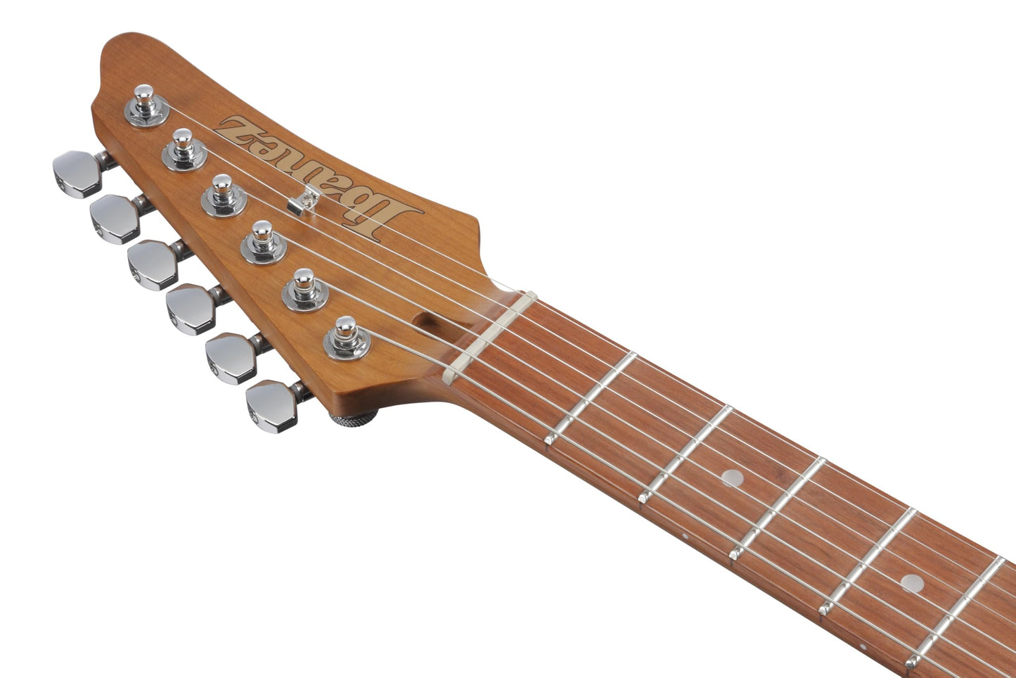 Ibanez AZ24S1F Standard 6-String Right-Handed Electric Guitar with Roasted Maple Neck and Jatoba Fretboard (Transparent Turquoise Burst)