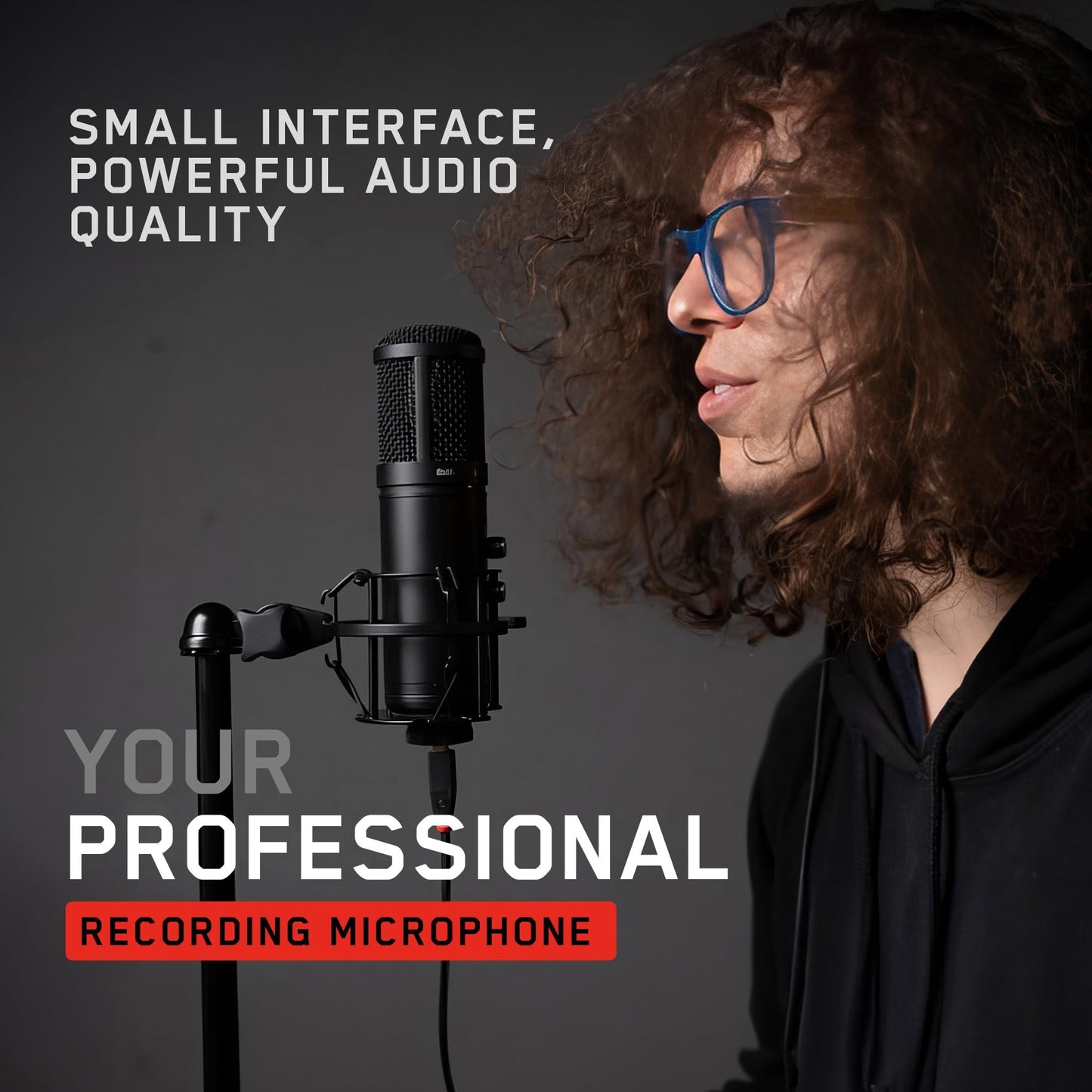 Antelope Audio Axino Synergy Core USB Podcast Microphone for Laptop, PC — All-In-One Large Diaphragm Vocal Recording Microphone w/Onboard Emulations & Effects — Dynamic Condenser Mic + Audio Interface