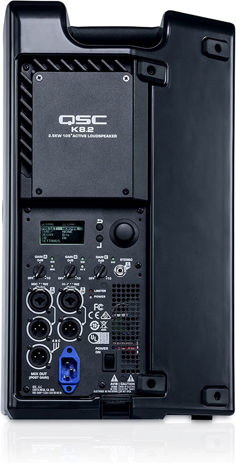 QSC K8.2 Active 8" Powered 2000 Watt Loudspeaker
