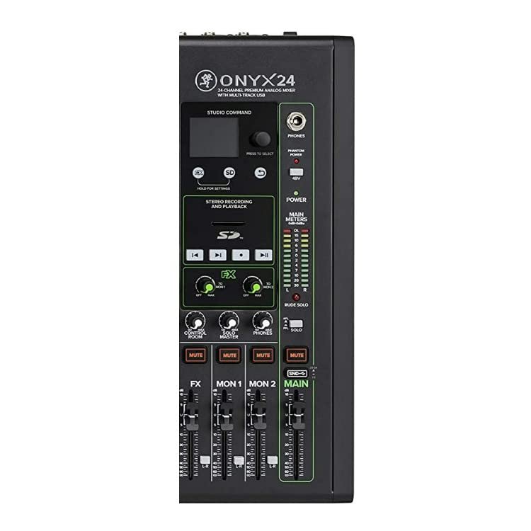 Mackie Onyx Series, 12-Channel Premium Analog Mixer with Multi-Track USB (Onyx12)