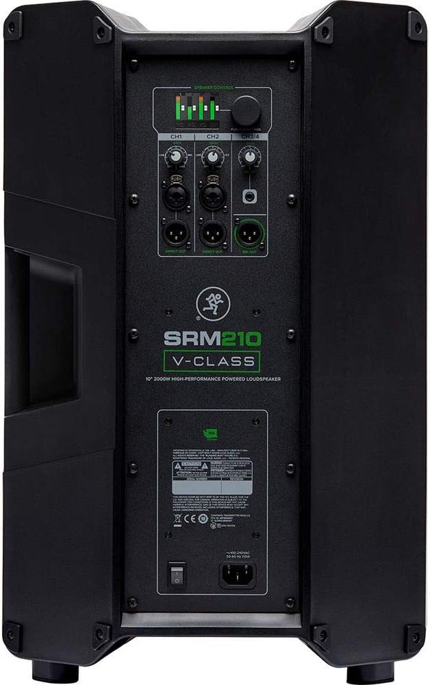 Mackie SRM210 V-Class 10" 2000W Series High-Performance Powered Loudspeakers