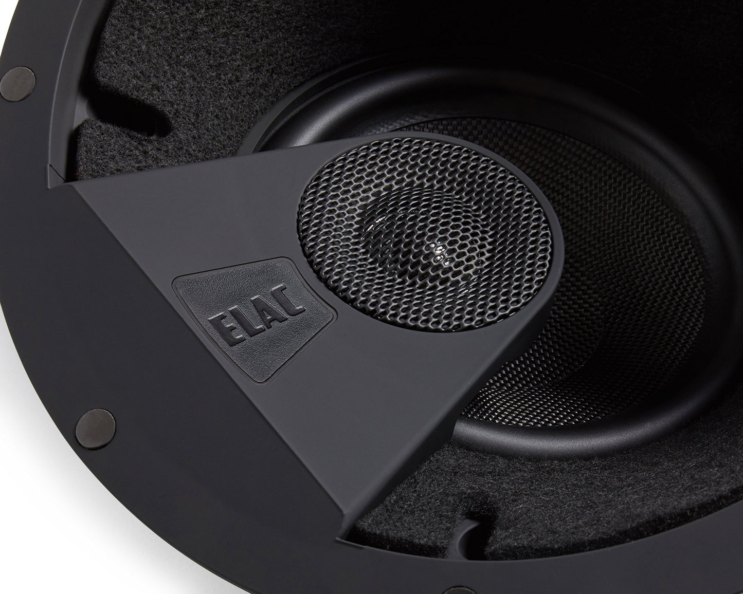 Elac - Debut IC-DT61-W Custom in-Ceiling Home Theater Speaker (Ea) Black