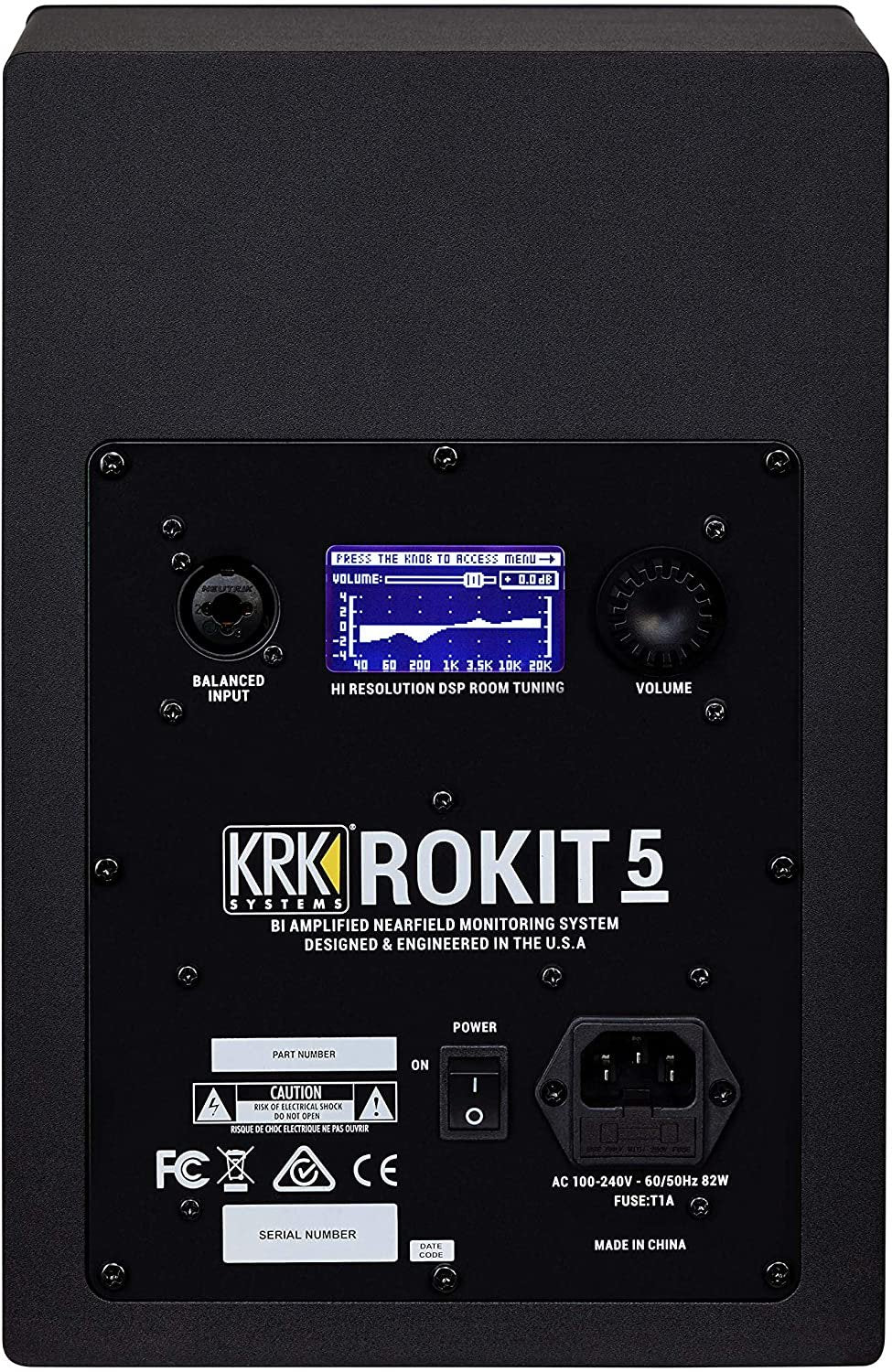 KRK RP8 Rokit 8 G4 Professional Bi-Amp 8" Powered Studio Monitor, Black (RP8G4)