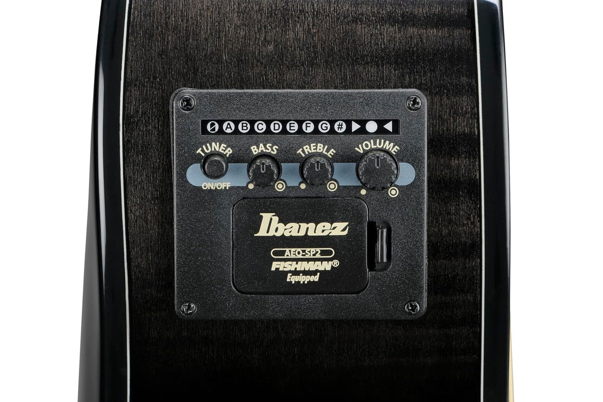 Ibanez AEWC400 - Transparent Black Sunburst High Gloss