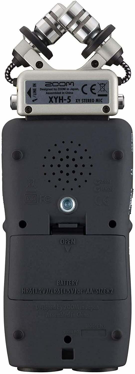 Zoom H5 Portable Handy 4 Track Interchangeable Digital Audio Recorder System