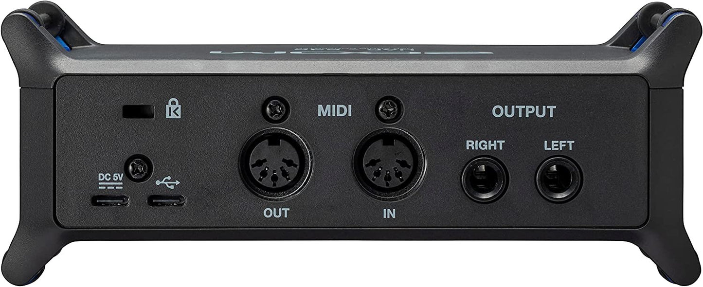 Zoom UAC-232 Audio Converter with 32-Bit Float, Audio Interface, High-Quality Preamps, 2 XLR/TRS Combo Inputs, Headphone Outputs, 192 kHz Sample Rate, For Music & Streaming