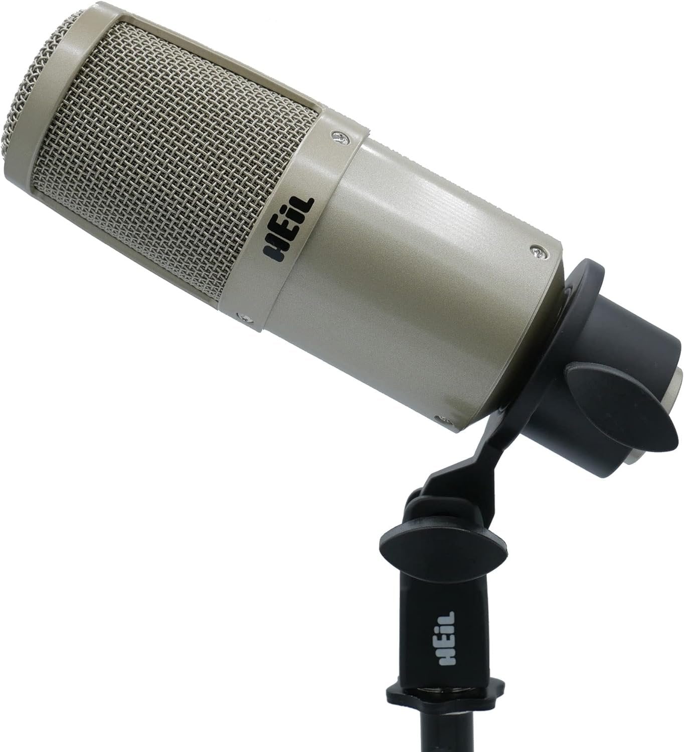 Heil PR 30 Dynamic XLR-Microphone for Video Podcast, Live Sound, Instrumentals, Recording, and Broadcast, Wide Frequency Response, Smooth Sound, Superior Rear Noise Rejection - Champagne