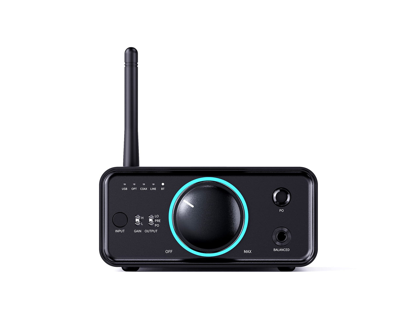 FiiO K7BT Balanced HiFi DAC Bluetooth Headphone Amplifier AK4493S*2, XMOS XU208 PCM384kHz DSD256,USB/Optical/Coaxial/RCA Inputs, 6.35mm/4.4mm Output(US Plug)
