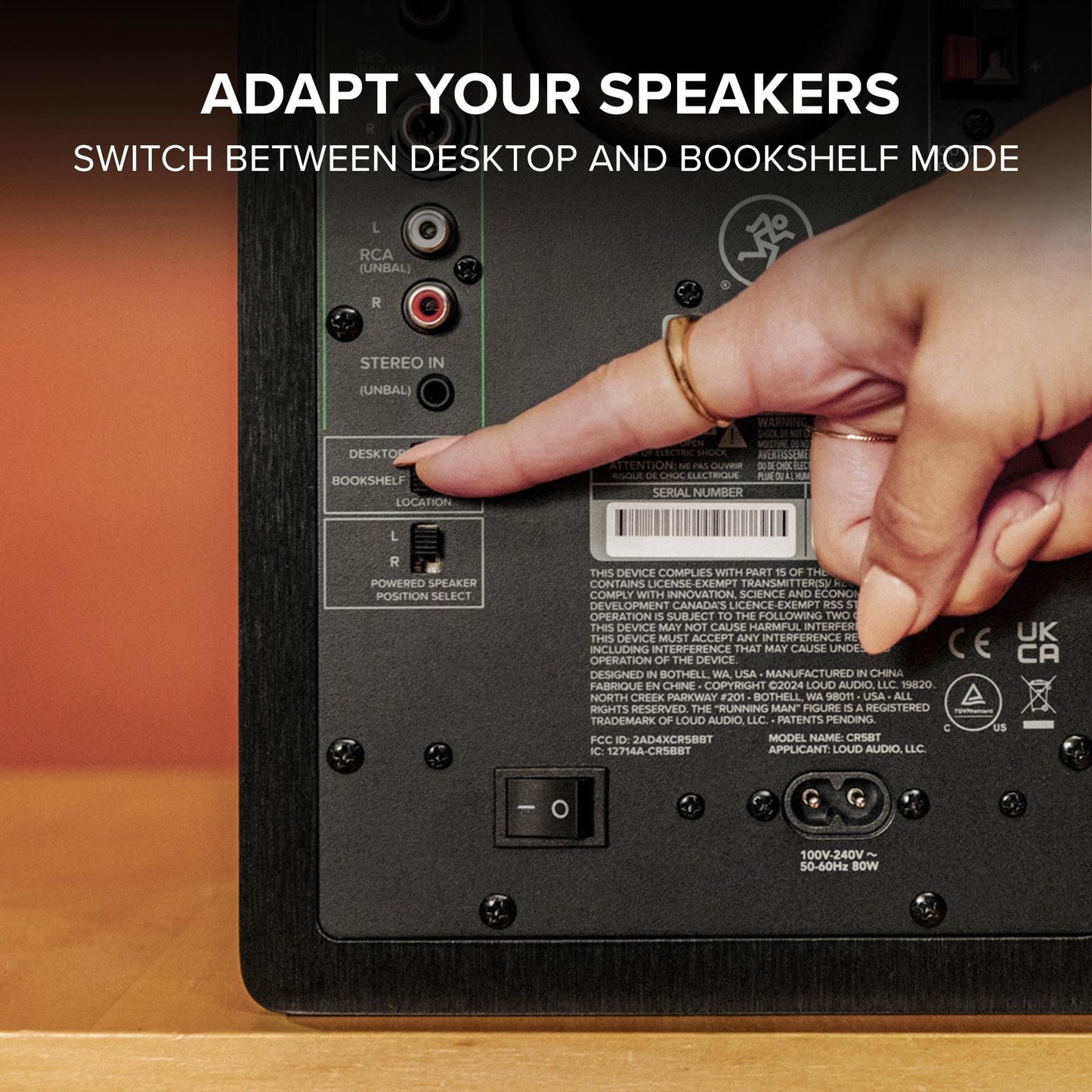 Mackie CR4.5BT 4.5-inch Powered Bluetooth Studio Monitors