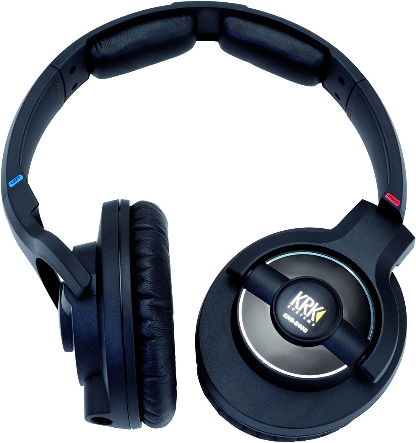KRK KNS 8400 On-Ear Closed Back Circumaural Studio Monitor Headphones with Volume Control