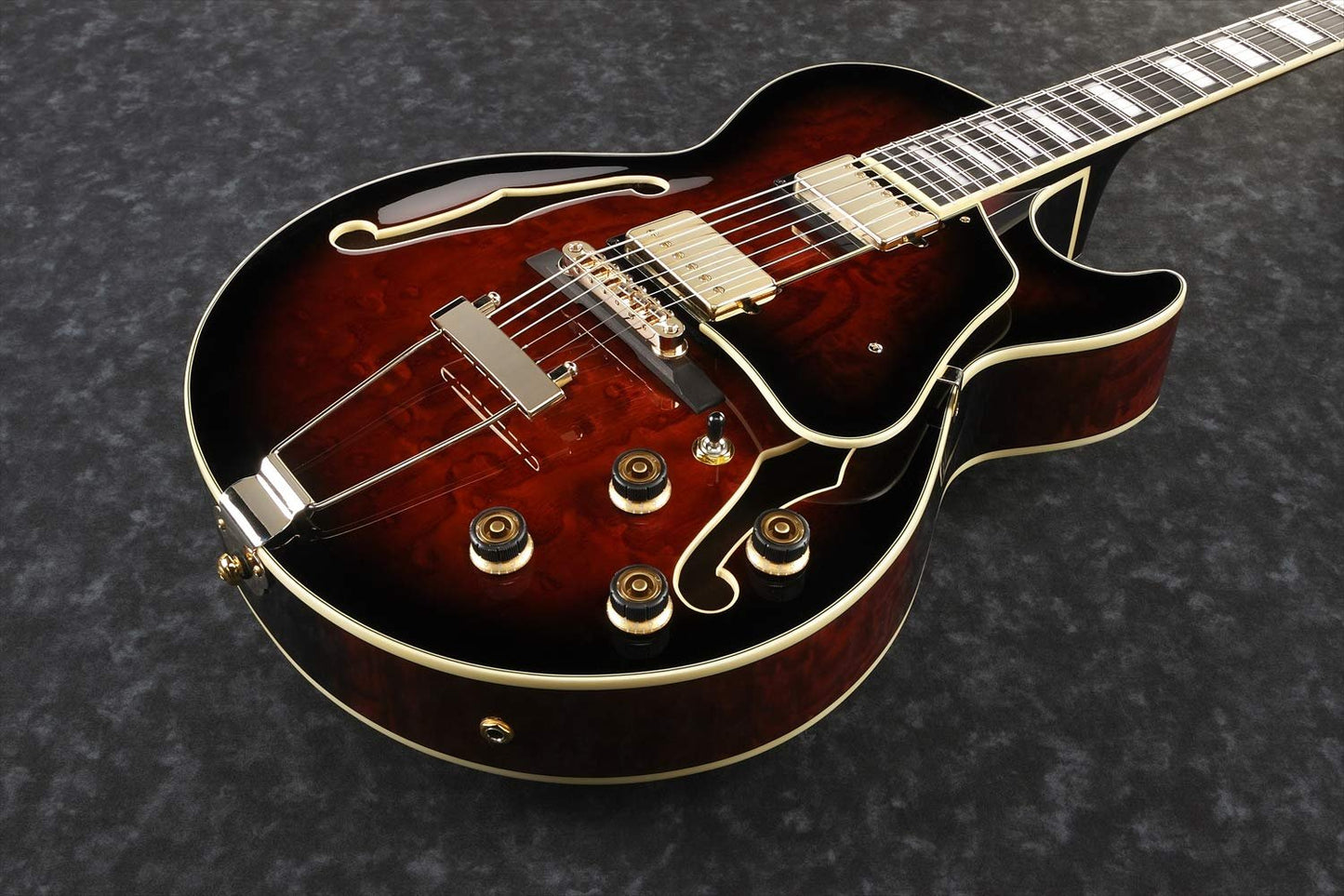Ibanez Artcore Expressionist AG95QA - Dark Brown Sunburst