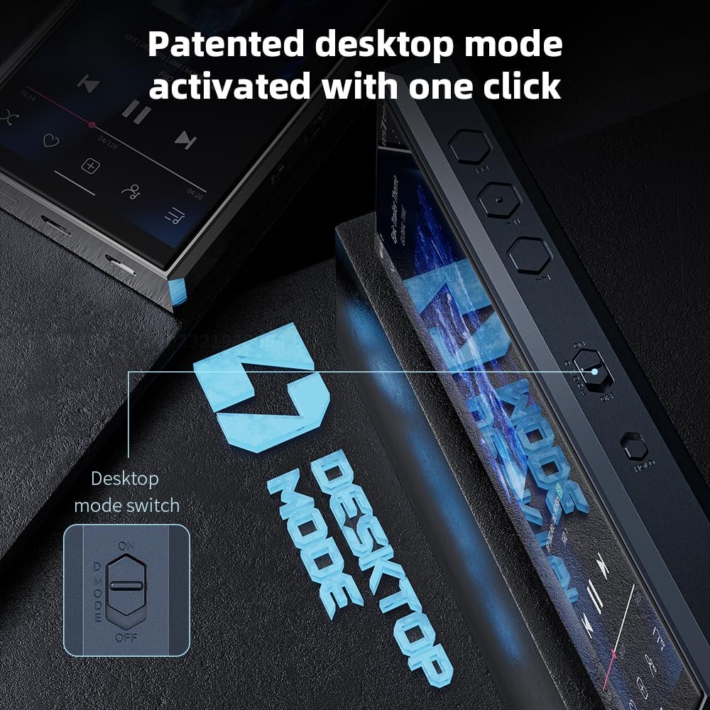 FiiO M23 Hi-Res MP3 Music Player Android 10 Snapdragon 660 with AK4191EQ+AK4499EX, 5.5inch, Lossless DSD/MQA, 5G WiFi/Apple Music/Tidal/Amazon Music 3.5mm/4.4mm